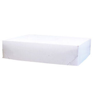 Caja Blanca Corrugada 18x13.7x5 IN