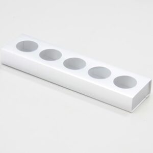 CAJA DE MACARON BLANCA