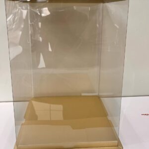 CAJA PLASTICA DORADA 12 IN ALTA