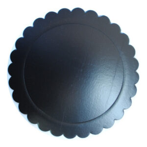 BASE NEGRA REDONDA 10 IN CON RIBETE