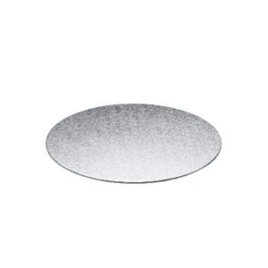 BASE PLATEADA REDONDA 8 IN