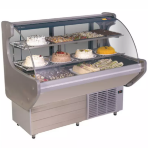 VITRINA REFRIGERADA LINEA FIRENZE ACERO INOXIDABLE 1.20MTS