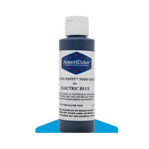 Colorante Soft Gel Paste AmeriColor Electric Blue 4.5 Oz