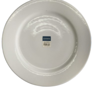 Plato pando 31.6 CM blanco