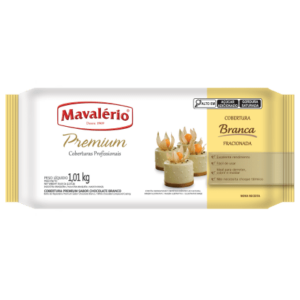 Cobertura mavalério chocolate blanco en barra 1kg
