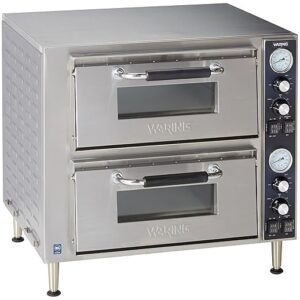 Horno de pizza Waring WO750 de doble cubierta (puerta doble)