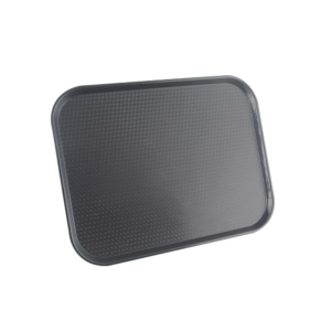 Bandeja de comida rápida de 12x16" rectangular color negro
